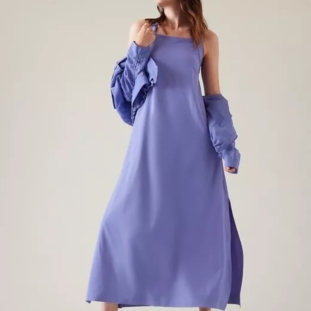 ATHLETA Lavender Sleeveless Maxi Dress - Picture 3 of 5
